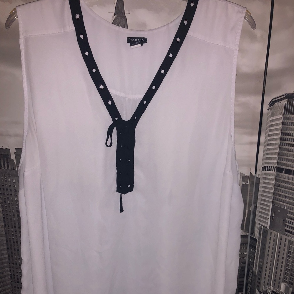 Torrid georgette tank top